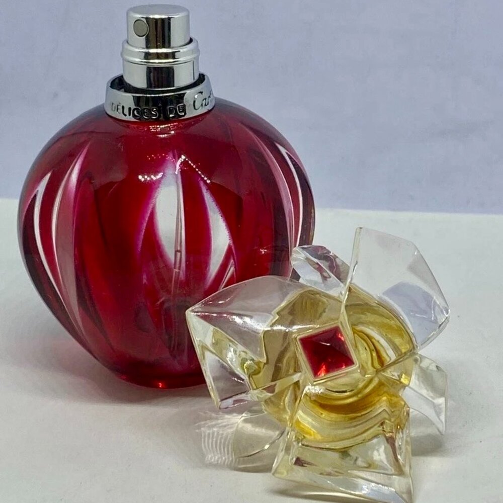 Beautiful! Delices de Cartier Empty Bottle For Collectors ~ 50ml/1.6fl.oz. - Picture 2 of 7